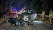 Three Young Men Killed in Midnight Scooter-SUV Collision in Rudrapur