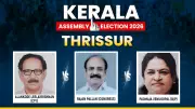 Thrissur 2026: CPI's Leelakrishnan vs Congress's Pallan vs BJP's Padmaja