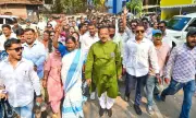 TMC's Aroop Biswas Files Nomination for Tollygunge, Criticizes BJP as 'Migratory Birds'