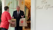 Trump Celebrates 'No Tax on Tips' Anniversary with McDonald's Delivery at Oval Office