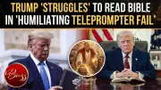 Trump Faces Backlash Over Viral Bible Reading Clip; Authenticity Questioned