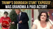 Trump's DoorDash Delivery Scrutinized: Internet Alleges 'Grandma' Was Staged Actor