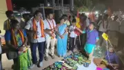 TVK Candidate Retreats After Women's Sharp Questions at Coimbatore Market
