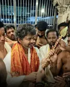 TVK Chief Vijay Visits Tiruchendur Temple, Offers Prayers