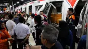 Two Killed in Train Collision Near Jakarta, Indonesia