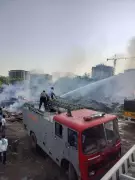Two Major Fires in Gurgaon: Slum and Plastic Unit Gutted, No Casualties