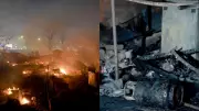 Two Minor Sisters Perish in Lucknow Slum Fire, 280 Shanties Destroyed