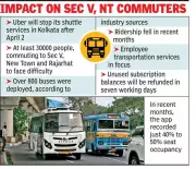 Uber Shuttle Service in Kolkata to Cease Operations After April 2