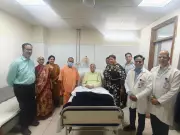 UP CM Yogi Adityanath Visits Ailing Former Minister Narendra Singh Gaur in Hospital