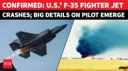 US F-35 Fighter Jet Crashes in Nevada Amid Iran War Tensions, Pilot Safe