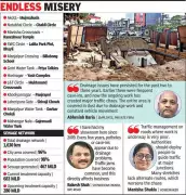 Vadodara's Drainage Crisis: Roads Cave In as Aging Pipes Create Underground Chaos