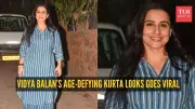 Vidya Balan's Effortless Summer Kurta Set Proves Comfort is the Ultimate Style