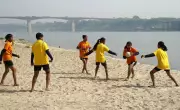 Vikas Inter College Clinches First Women's Beach Handball Title in Varanasi Thriller