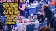 White House Dinner Panic: Viral Video Shows Press Grabbing Wine Amid Shots Scare