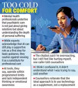 Youth Abandon AI Therapy, Return to Tele-MANAS Helpline for Emotional Support