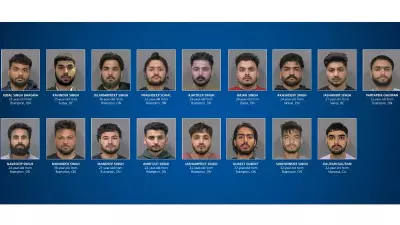 17 Indian-Origin Men Arrested in Canada for Extortion Campaign