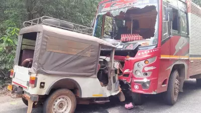 2 Dead, 8 Hurt in Karnataka Tourist Jeep vs Insulator Vehicle Crash