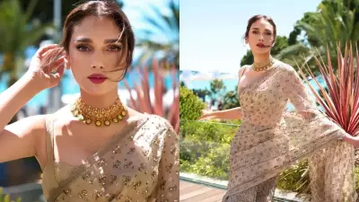 Aditi Rao Hydari Stuns in Traditional Saree, Takes a Playful Dig at Modern Styling Trends