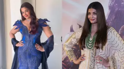 Aishwarya Rai Bachchan Stuns in Royal Blue Gown at Cannes 2026, Photos Go Viral