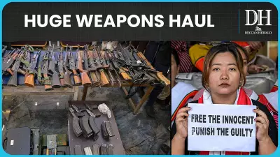 AK-47s, RPG Launchers, and Explosives Seized in Manipur Security Operation