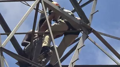 Anekal Man Climbs High-Tension Tower After Girlfriend Refuses Marriage Proposal