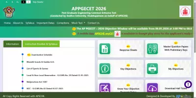 AP PGECET 2026 Answer Key Released at cets.apsche.ap.gov.in, Objection Window Open