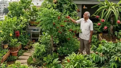 Bengaluru Man Transforms Terrace into Mini Rainforest, Cools Surroundings by 3-4°C