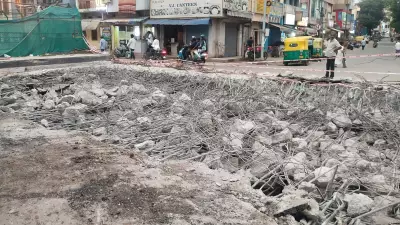 Bengaluru's Kamaraj Road Closure Leaves Shopkeepers Counting Losses