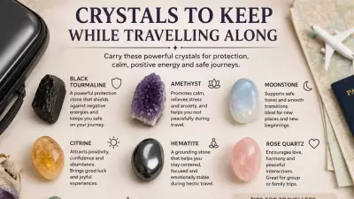 Best Travel Crystals for Protection, Calm, and Positive Energy on Journeys