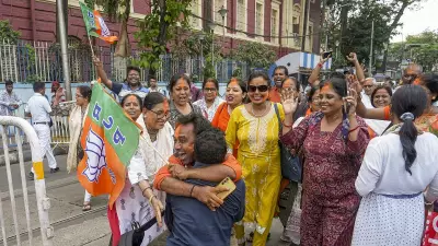 BJP Hails Mother Kali's Blessings as It Nears 200 Seats in West Bengal 2026
