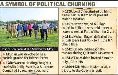 BJP's Brigade Ground Oath Ceremony: Symbolic Shift in Bengal Politics