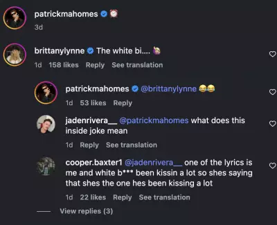 Brittany Mahomes Hilariously Calls Out Patrick Over Drake Lyric