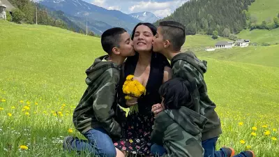 Celina Jaitly Pens Chilling Note for Her Sons on Mother's Day
