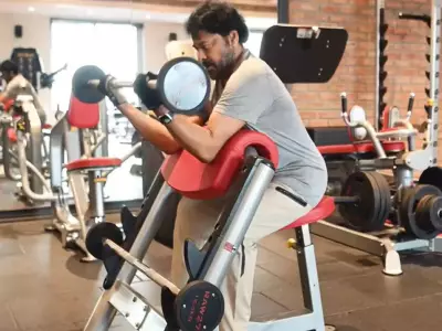 Chiranjeevi Shares Intense Workout Video Ahead of Mega158 Opening Ceremony
