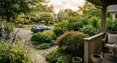 Create a Private Front Yard Without Fences Using Layered Planting