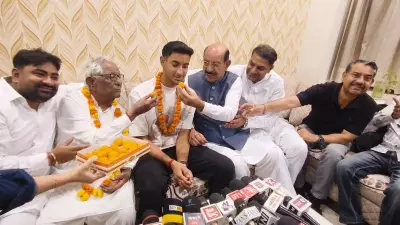 Cricketer Krish Returns Home to Hero's Welcome After IPL Stint with Mumbai Indians