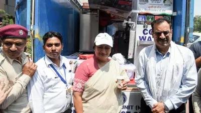 Delhi CM Rekha Gupta Flags Off 13 Heat Relief Units for People