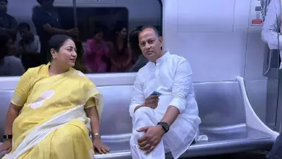 Delhi CM Rekha Gupta Takes Metro Ride, Urges Citizens to Use Public Transport