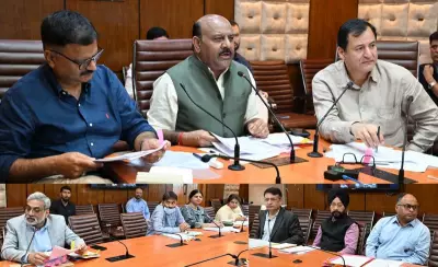 Deputy CM Seeks Timely Report on Gair Mumkin Khads in J&K