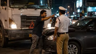 Drunk truck driver hits car, assaults traffic cop in Bengaluru