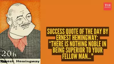 Ernest Hemingway Quote: True Nobility Is Self-Improvement, Not Superiority