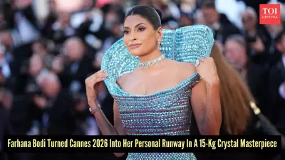 Farhana Bodi's Stunning 15-Kg Swarovski Gown Steals Show at Cannes 2026 Opening