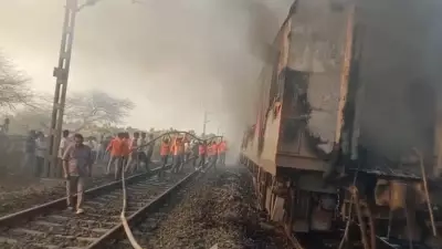 Fire in Rajdhani Express Coach Near Kota, All Passengers Safe