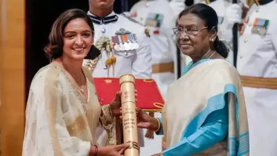 Harmanpreet Kaur Receives Padma Shri from President Murmu