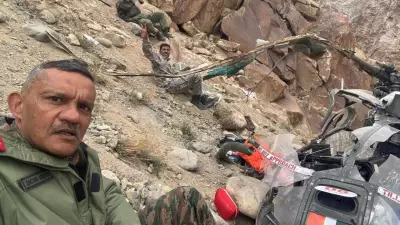 Indian Army Cheetah Helicopter Crashes in Ladakh, Three Officers Safe