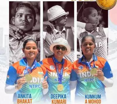 Indian Women's Recurve Team Stuns China for World Cup Gold in Shanghai