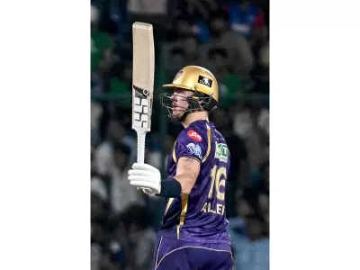 IPL 2025: KKR Smash 247/2 as Allen, Raghuvanshi, Green Shine Against GT