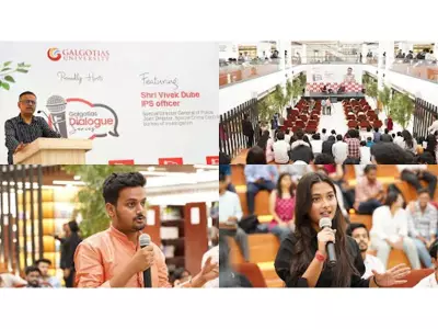 IPS Officer Vivek Dube Praises Galgotias University's Advanced Learning Ecosystem