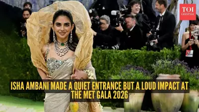 Isha Ambani Stuns at Met Gala 2025 in Gaurav Gupta Saree With a Meaningful Twist