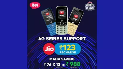 Itel 4G Feature Phone Users Can Now Recharge with Jio Rs 123 Plan Across India